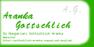aranka gottschlich business card
